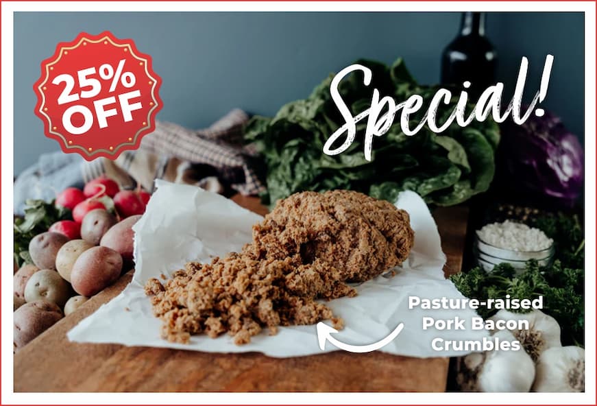 25% OFF Pork Bacon Crumbles