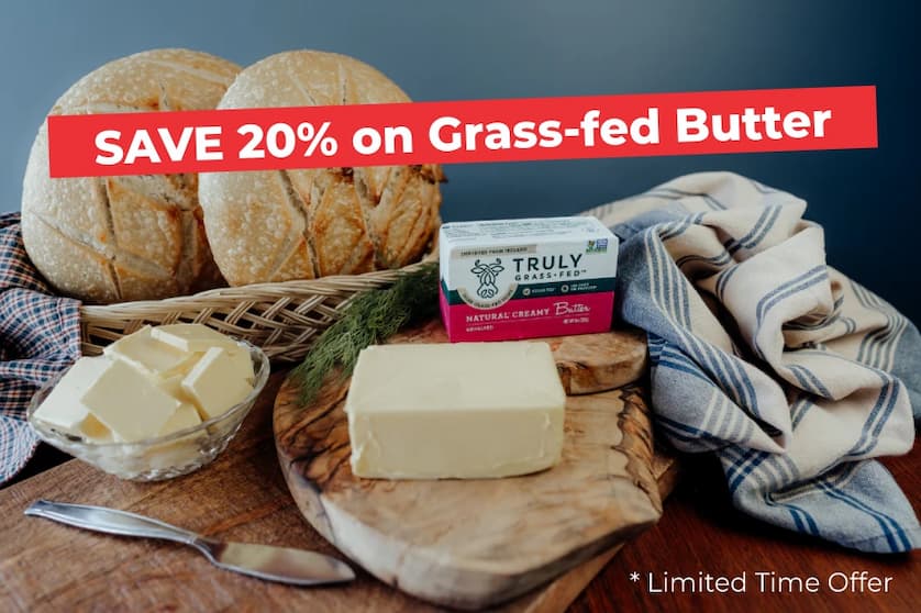 Save 20% on butter