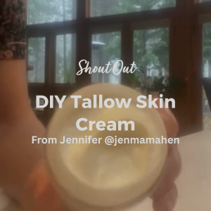 DIY Tallow Skin Cream