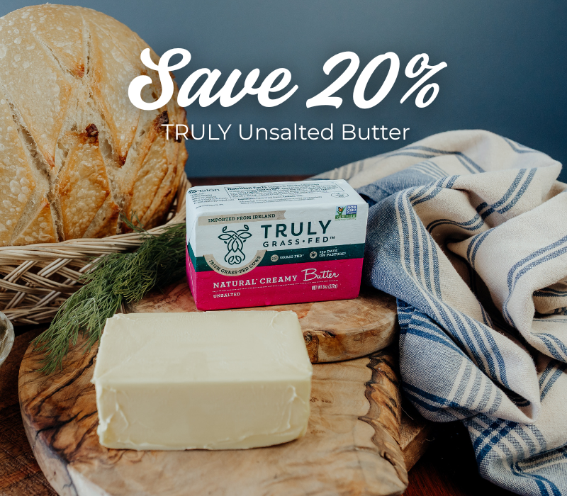 20% Off Truly Unsalted Butter