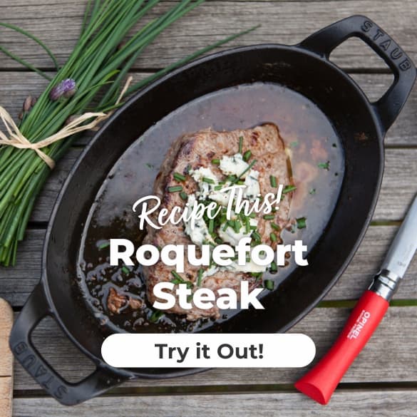 Featured Recipe - Roquefort Steak by Tania Teschke