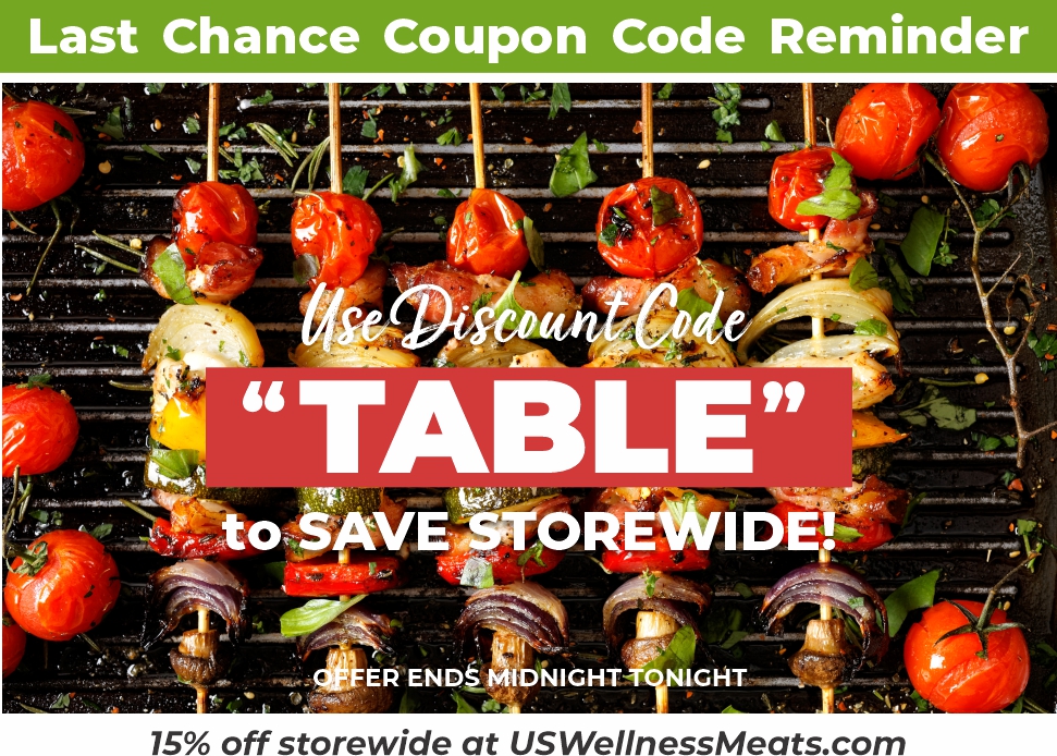 Storewide Discount Code TABLE