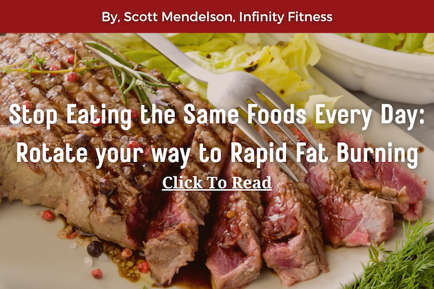 Fitness Feature: Mendelson Stop Eating the Same Foods Everyday