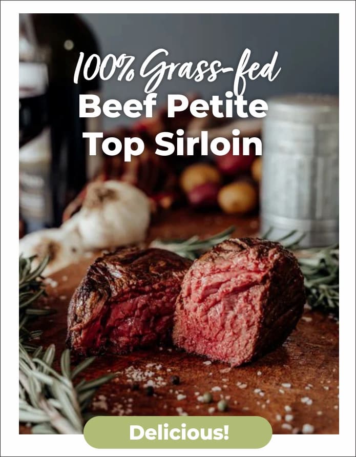 grass-fed beef top sirloin
