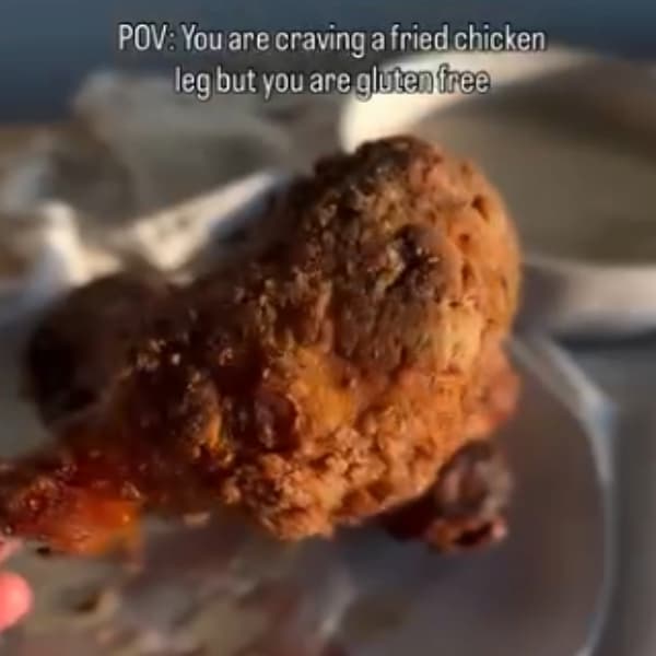 @thrilledfoodie, gluten free fried chicken