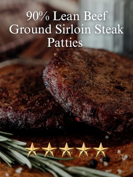 90% Lean Sirloin Patties