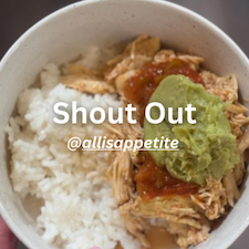 Shout Out: Alli's Appetite