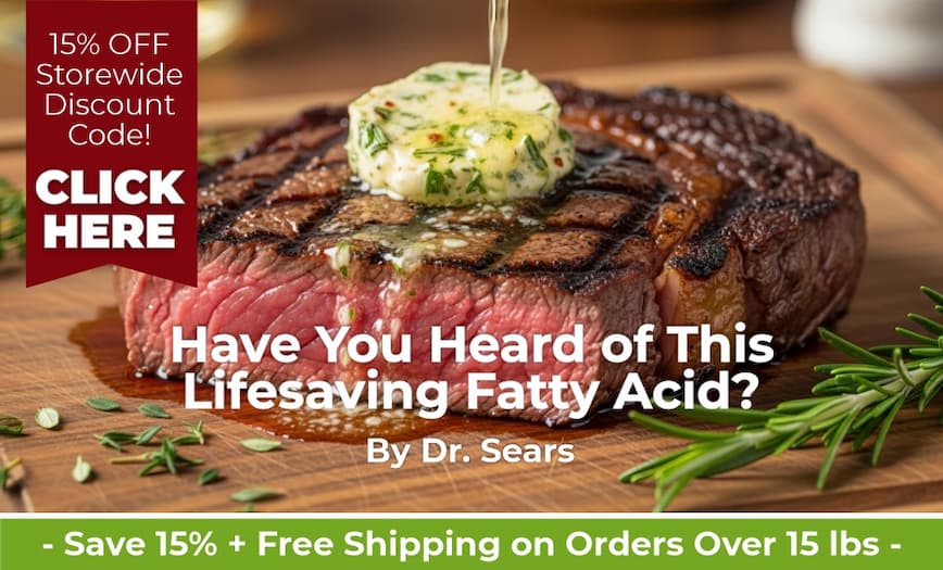 ribeye steak, fatty acids
