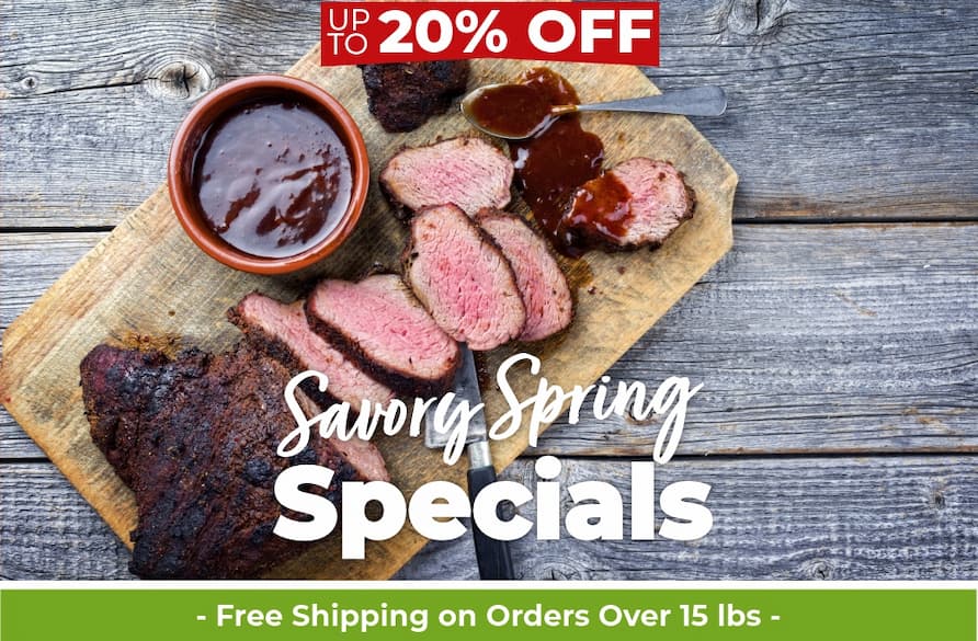 Savory Spring Specials, tri tip