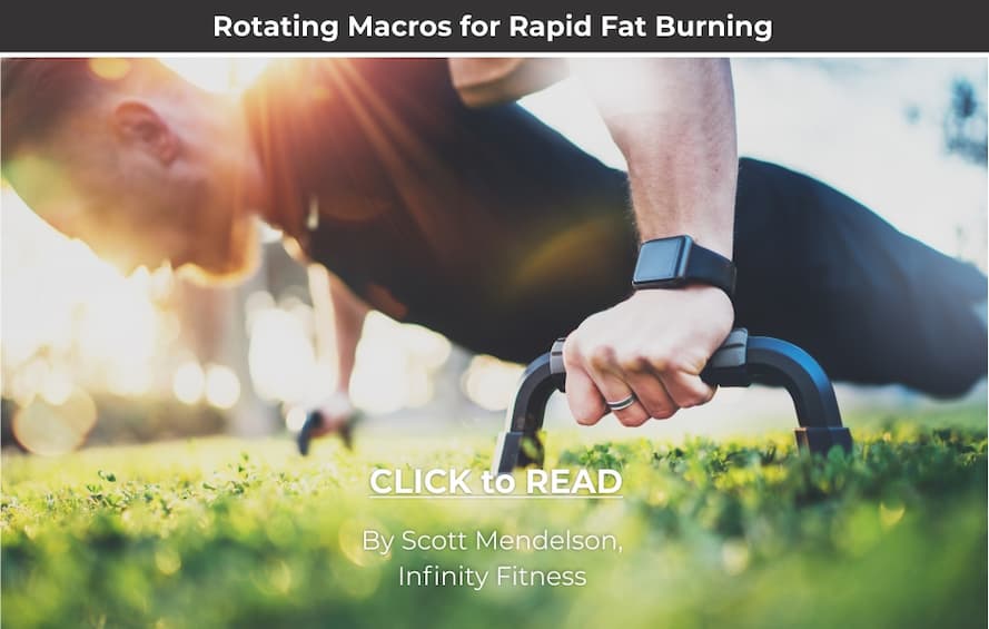 Scott Mendelson, rotate macros for fat burning, pushups