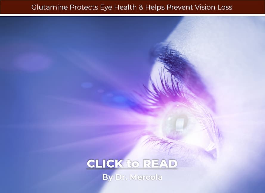 Mercola, glutamine, eye health