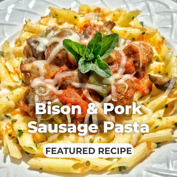 Featured Recipe, Daniel Moran, Bison Pork Pasta