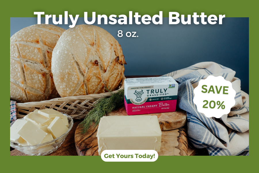 20% Truly Unsalted Butter