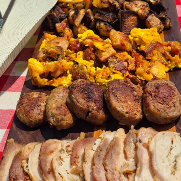 Cowboy Breakfast - Bacon, Eggs