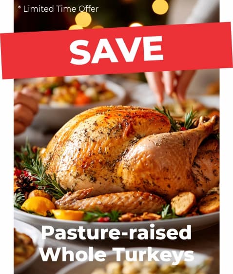 Pasture-raised turkey