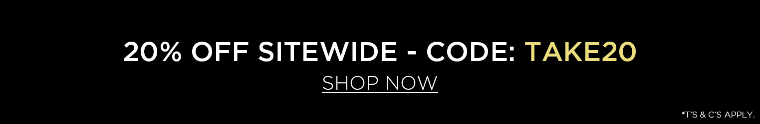20% OFF SITEWIDE