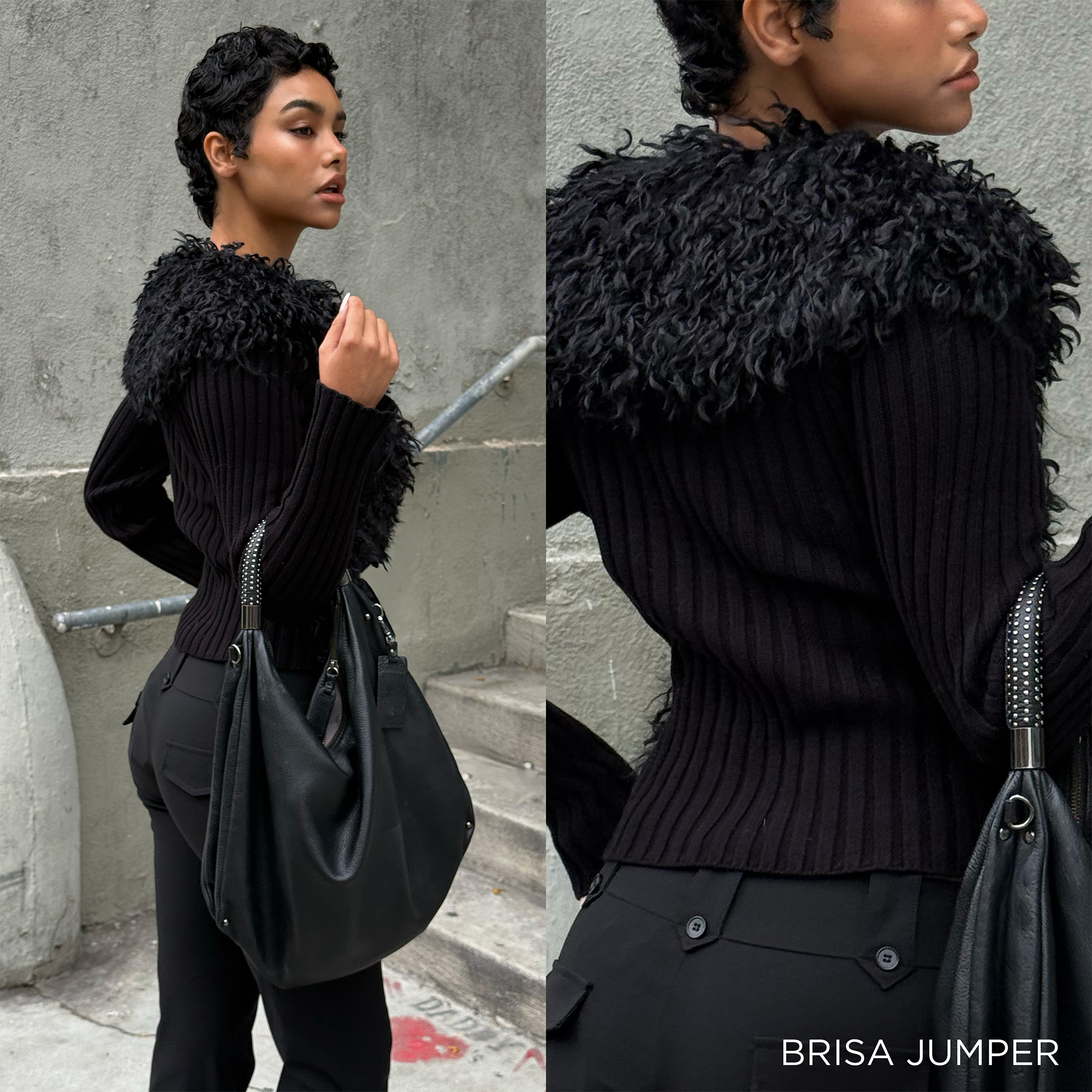 BRISA JUMPER - BLACK