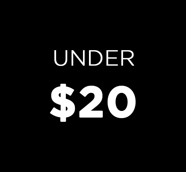$20 and under