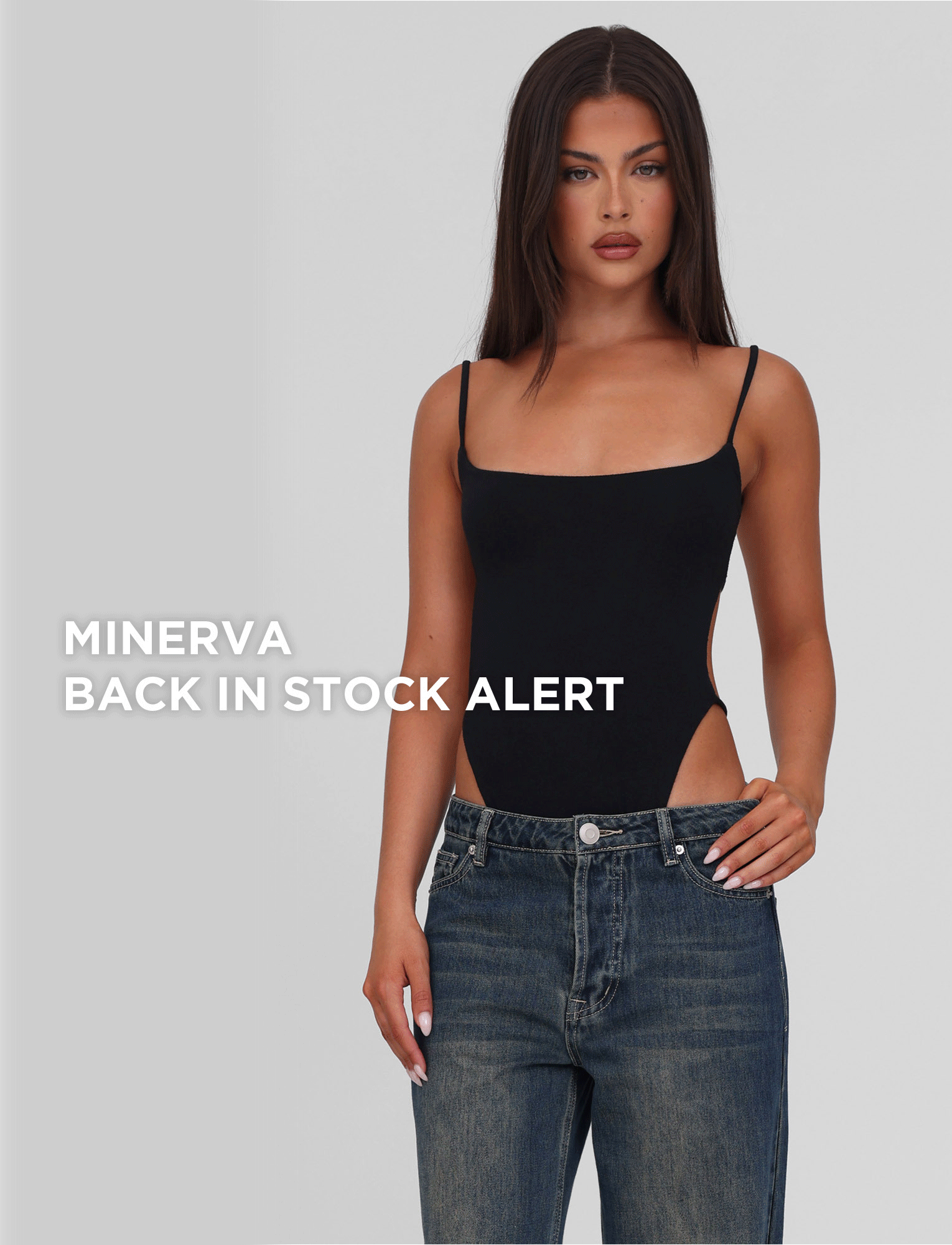 MINERVA BODYSUIT - BLACK
