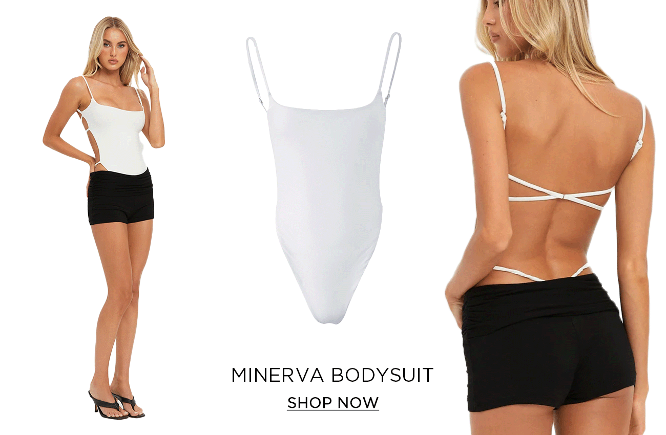 MINERVA BODYSUIT - WHITE