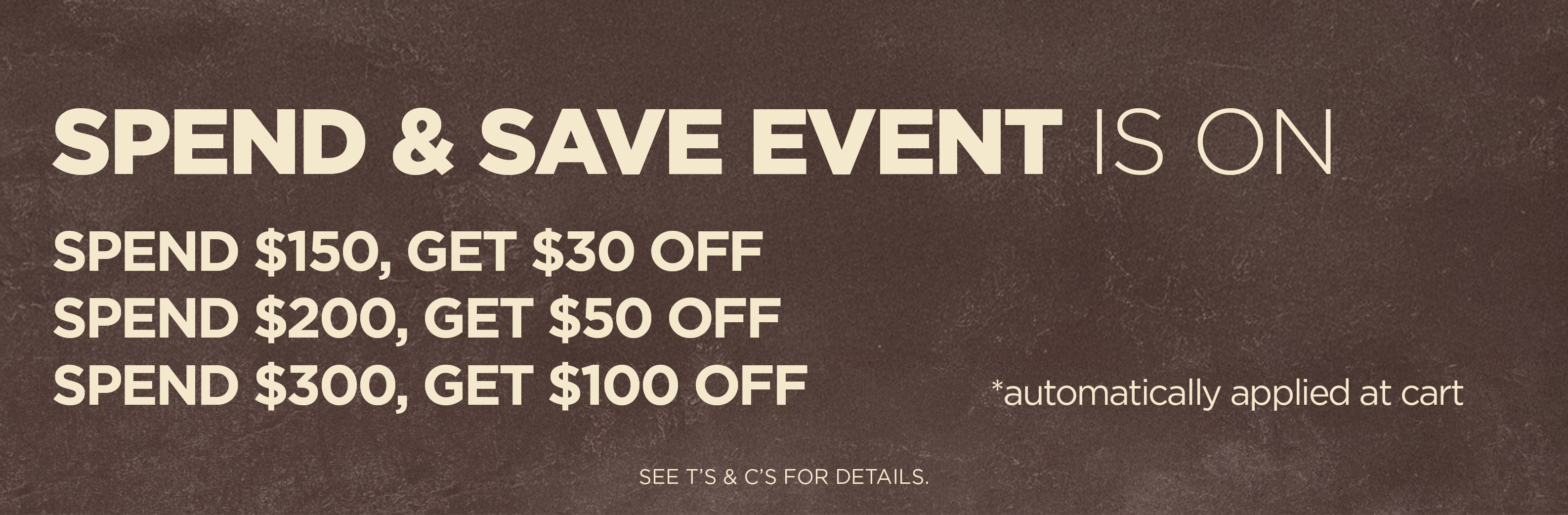 Tigermist 15%off sitewide