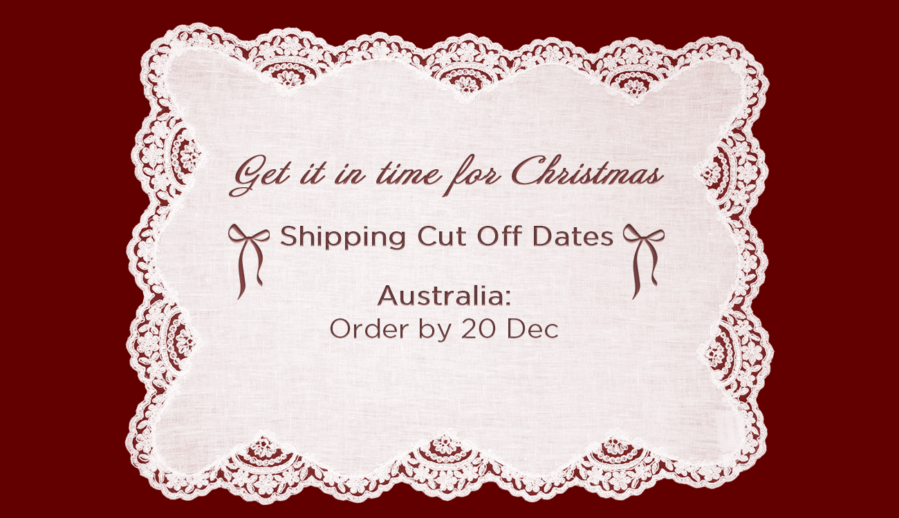 SHIPPING CUT OFF DATES