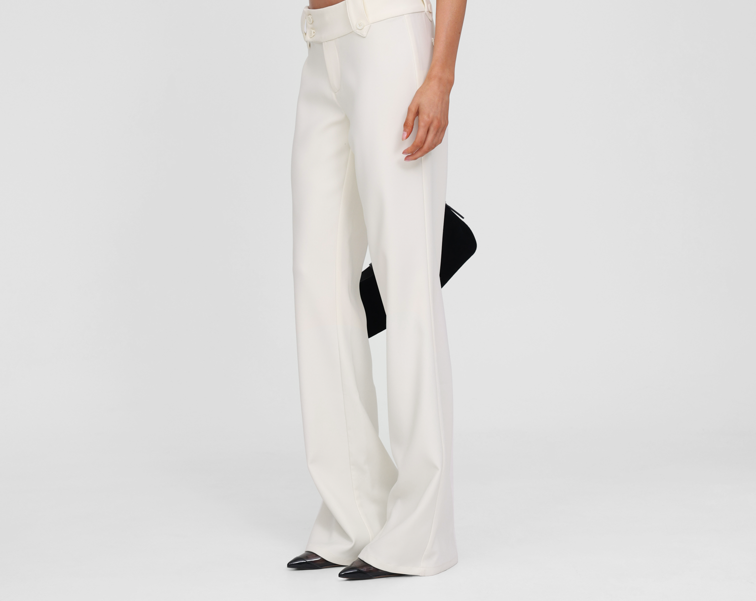 KITTIE PANT - WHITE : CREAM