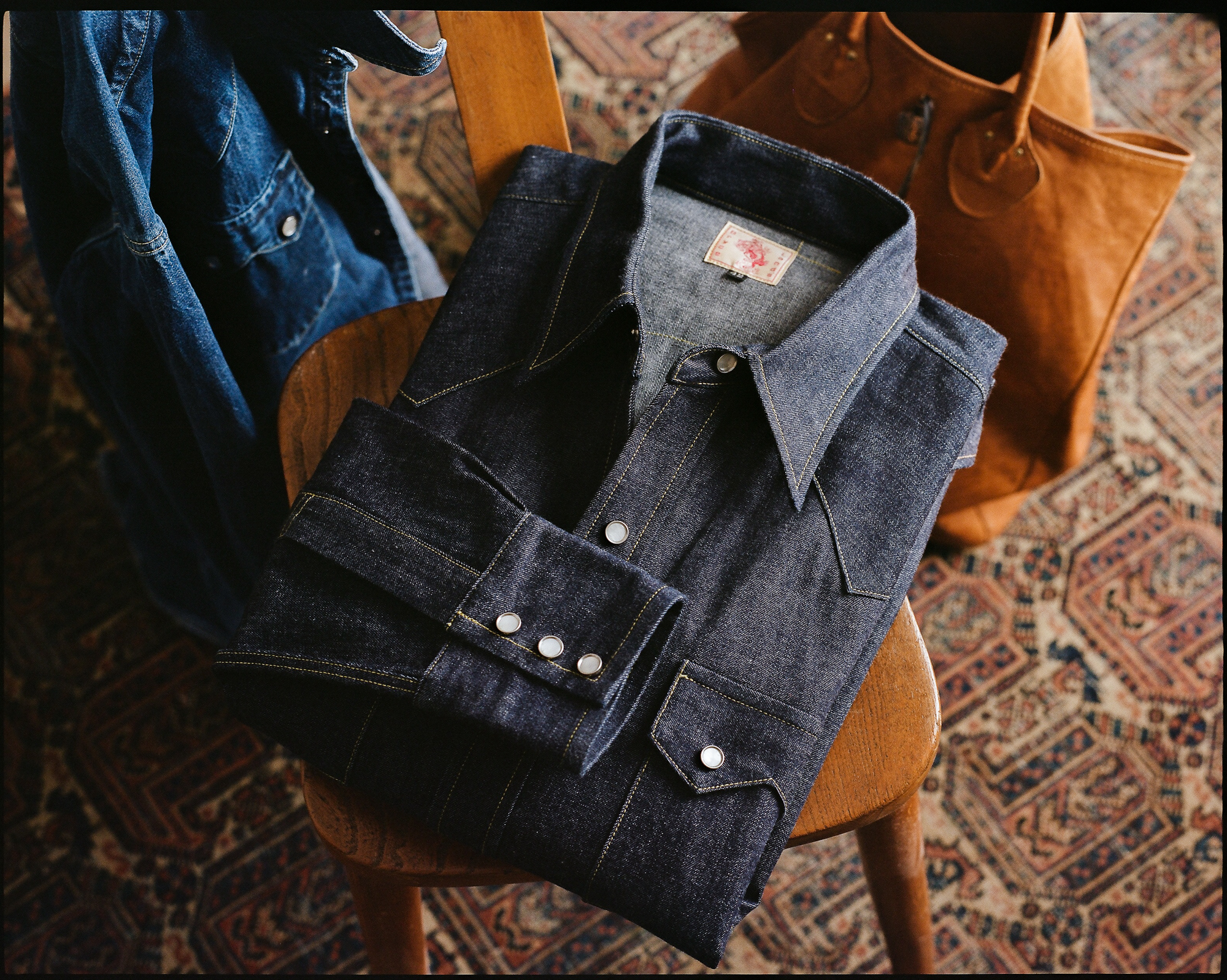 Sawtooth Westerner Shirt Denim | Bryceland's & Co. – Bryceland's