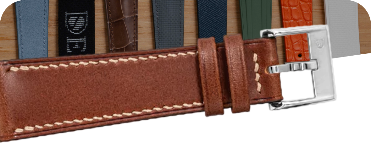 Delugs レザーベルト アリゲーター 19mm ブラウン Collections – Delugs