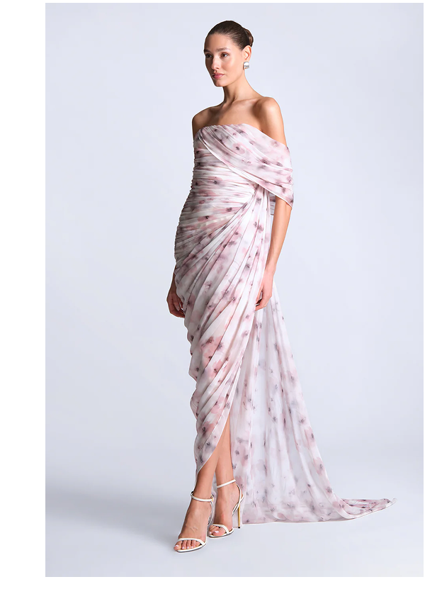 Isabella Printed Gown