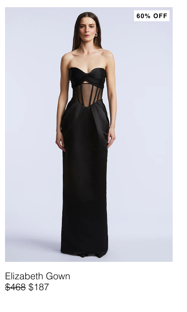 Elizabeth Gown | now $187, was $468 (60% off)
