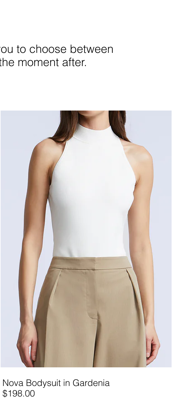 Nova Bodysuit in Gardenia 