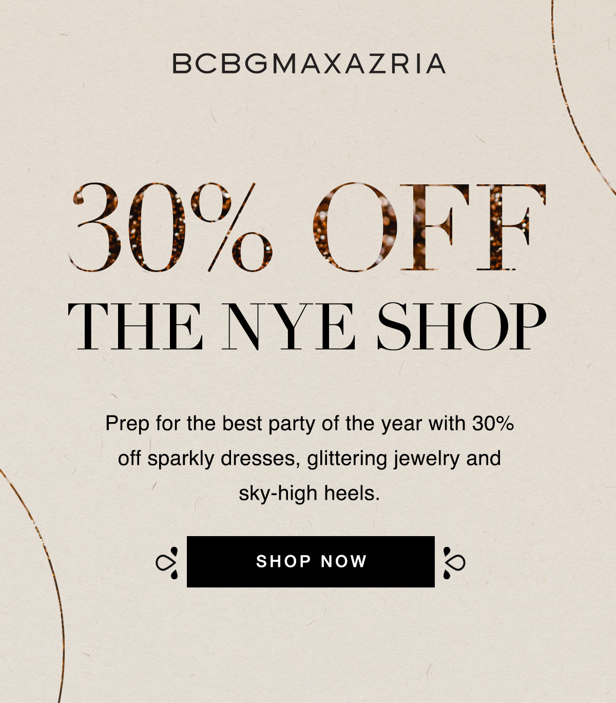 30% of NYE looks