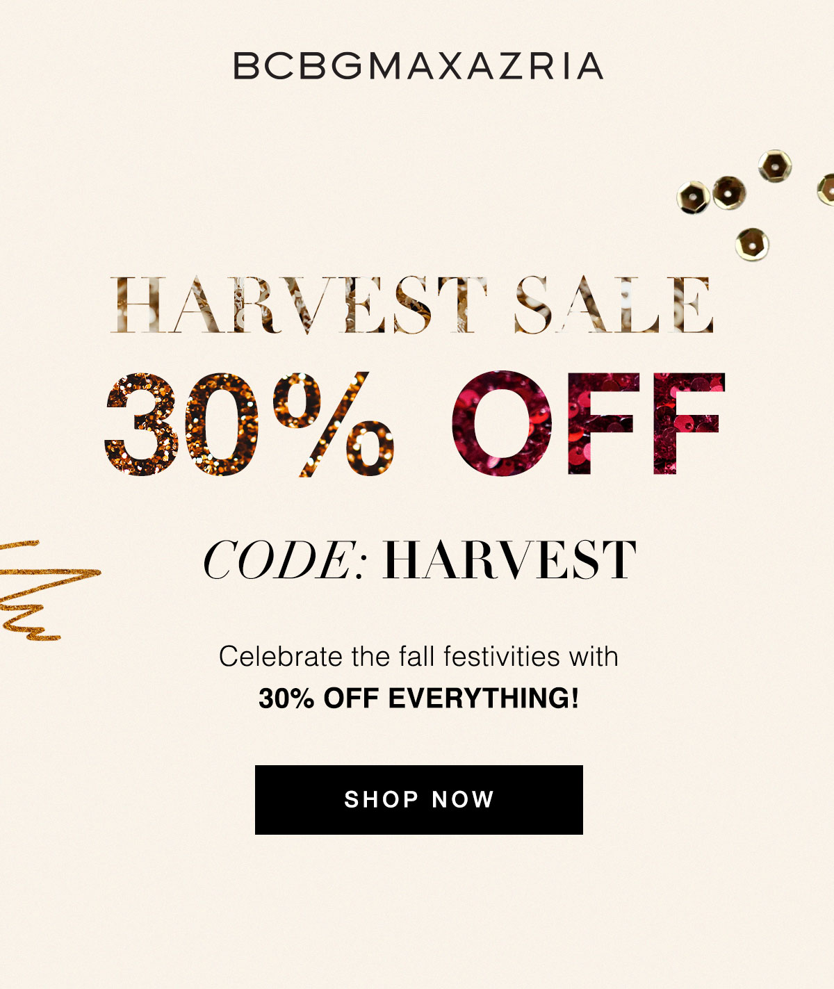 Shop 30% off Sitewide