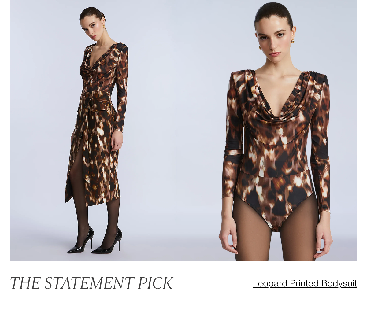 The Statement Pick: Leopard Printed Bodysuit 