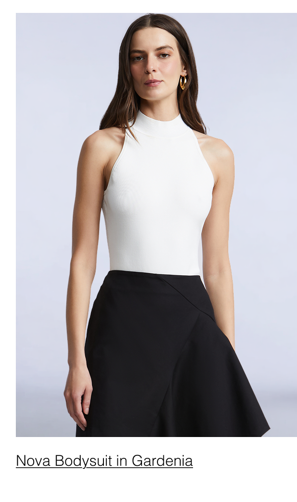 Nova Bodysuit in gardenia 