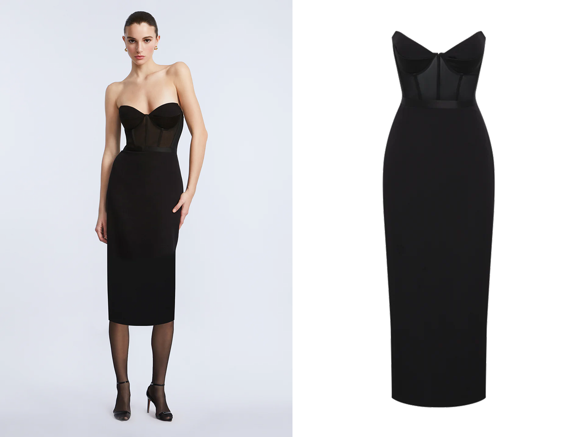 Shop the Satin Crepe Combo Midi