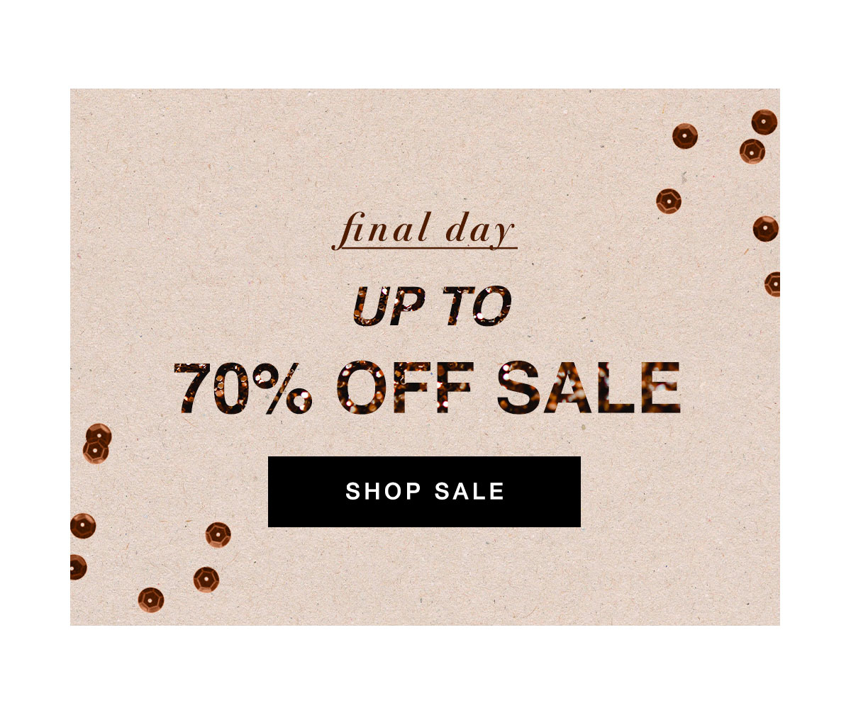 Shop Sale