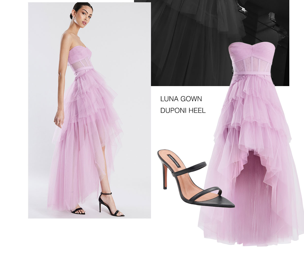 Luna Gown & Duponi Heel
