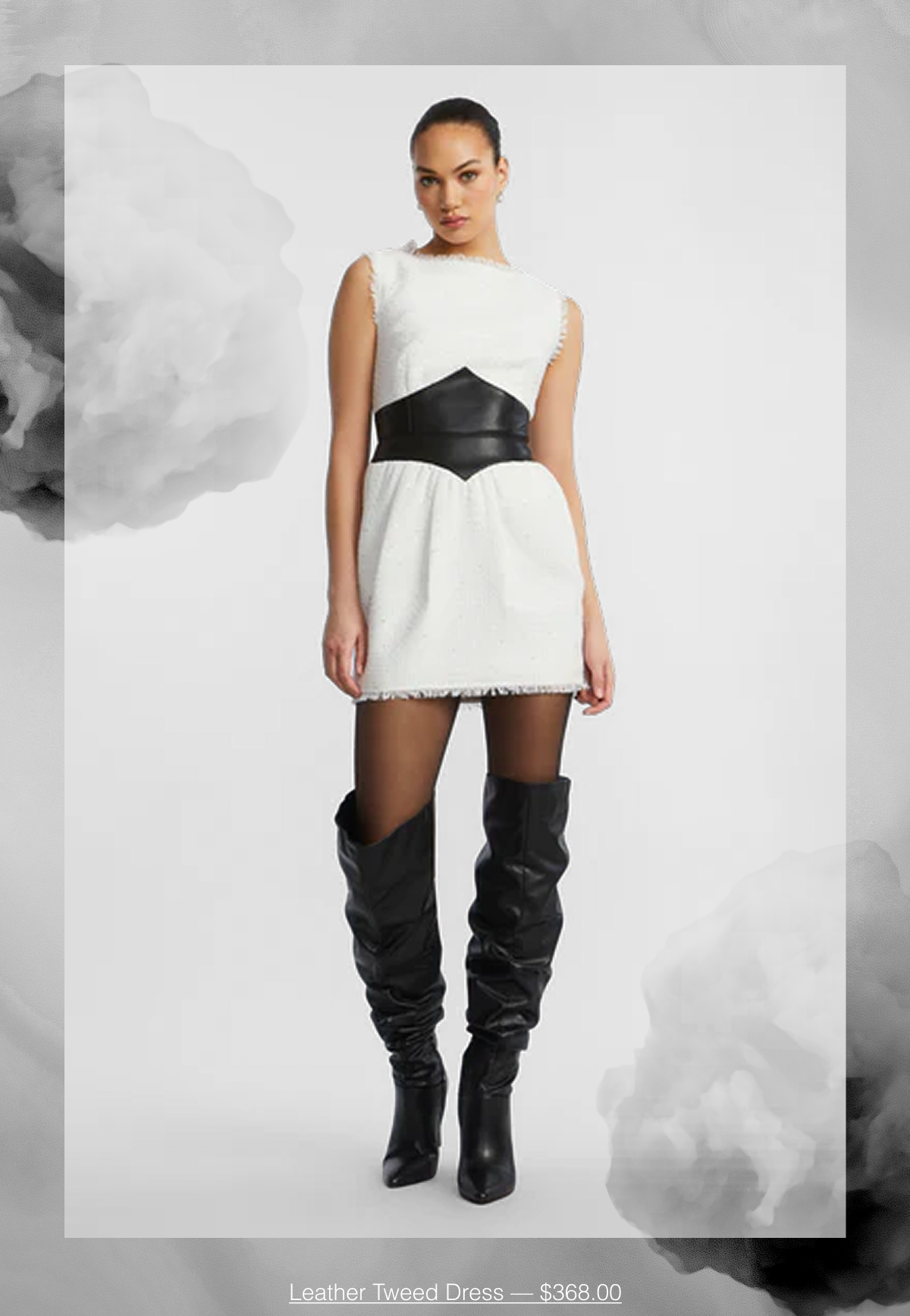Shop the Leather Tweed Dress
