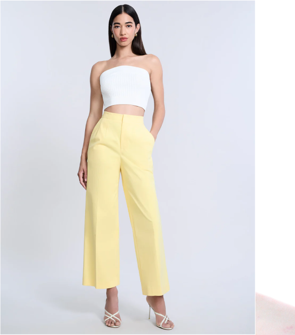 High Waist Cropped Pant
