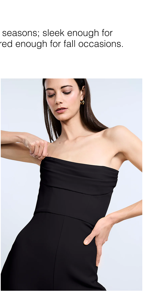 Shop the Corset Jumpsuit With Drape in Black