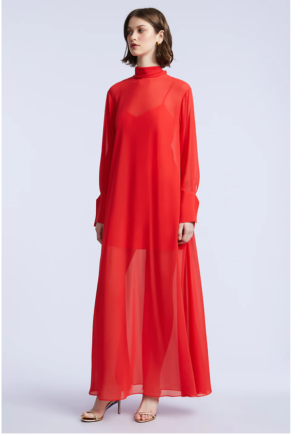 Shop the Lee Dress in Coral 