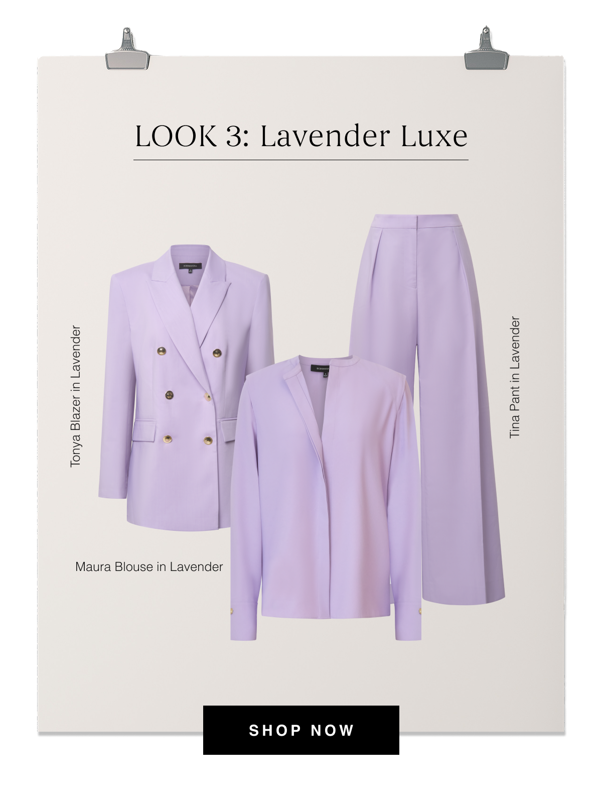 Look 3: Lavender Luxe | Shop Now 