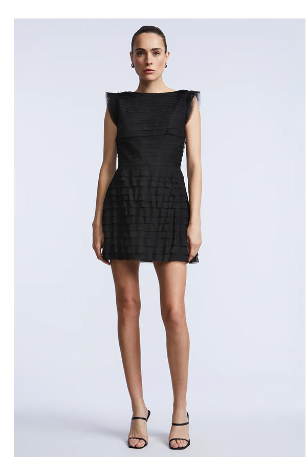 Tulle Tiered Mini Dress