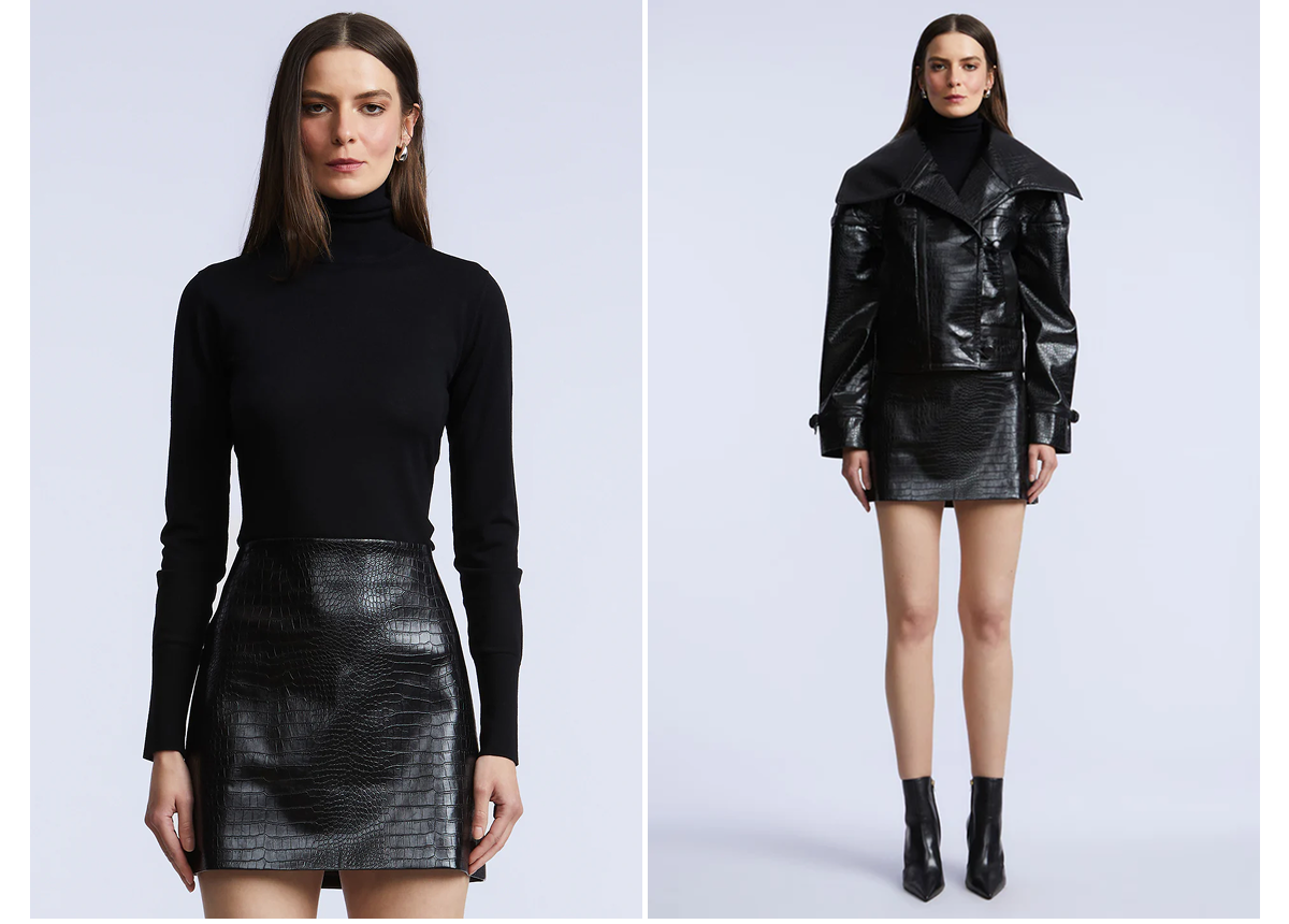 Ivy Turtleneck in Black 