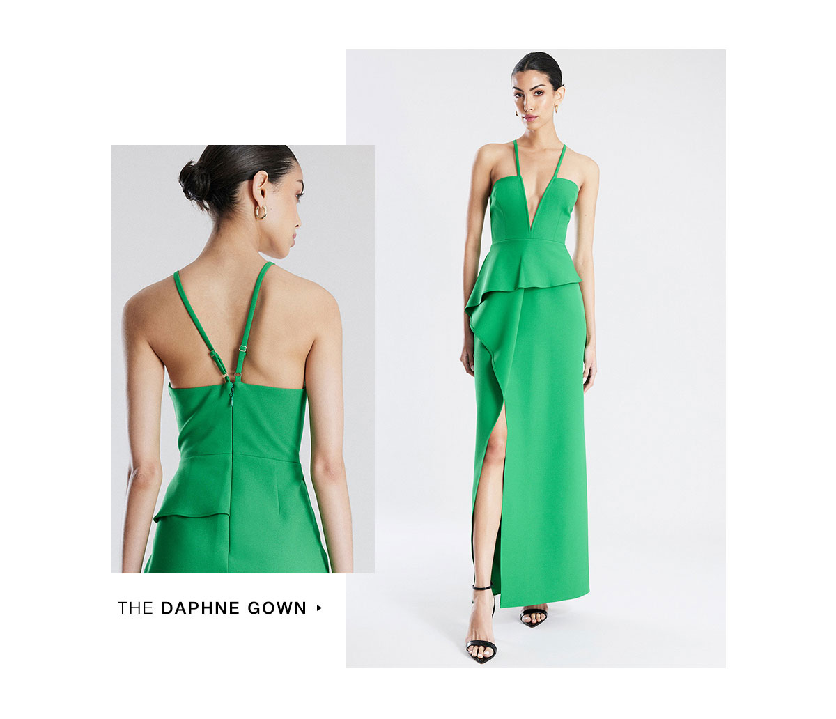 Shop the Daphne Gown in Green