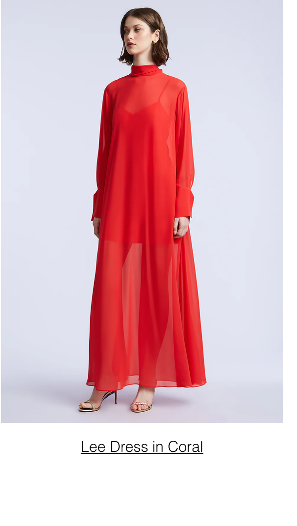 Lee Dress in Coral 