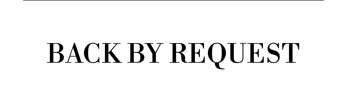 Back by Requeest 
