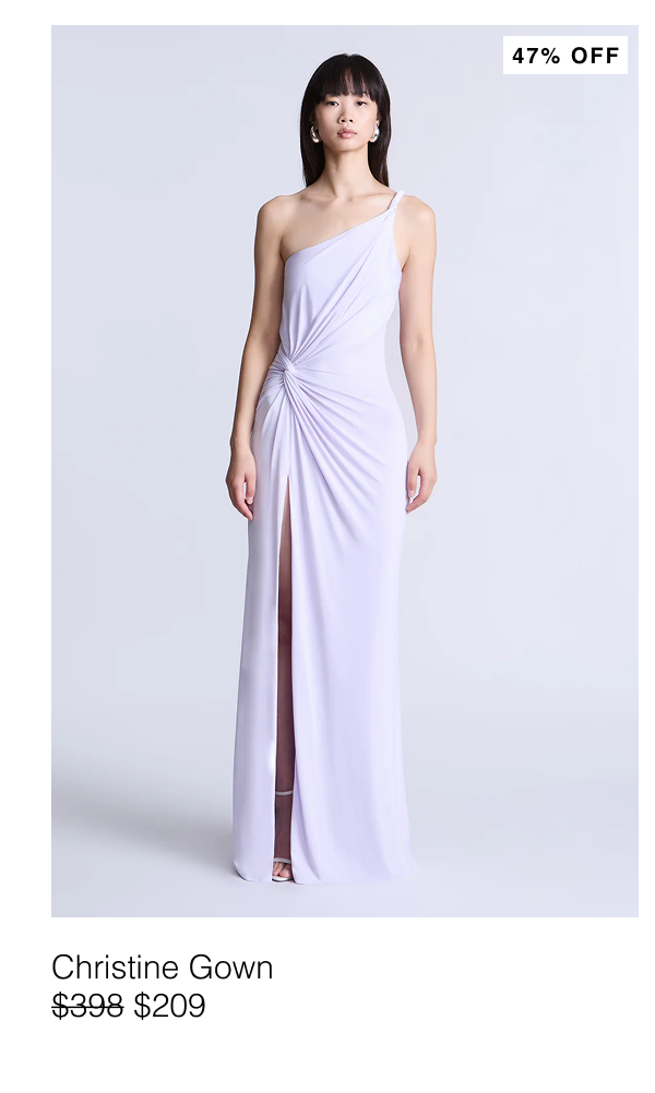 Christine Gown | now $209, was $398 (47% off)